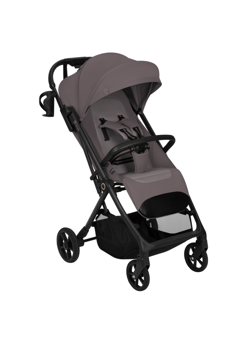 Wózek spacerowy Lionelo Tansi Beige Taupe - Budka XXL i system NightSafe