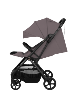 Wózek spacerowy Lionelo Tansi Beige Taupe - Budka XXL i system NightSafe