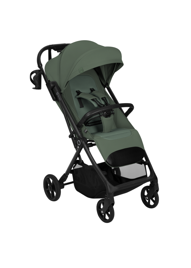 Wózek spacerowy Lionelo Tansi Green Emerald - Składa się sama i płynnie jedzie