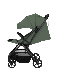 Wózek spacerowy Lionelo Tansi Green Emerald - Składa się sama i płynnie jedzie