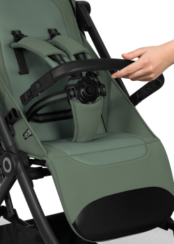 Wózek spacerowy Lionelo Tansi Green Emerald - Składa się sama i płynnie jedzie