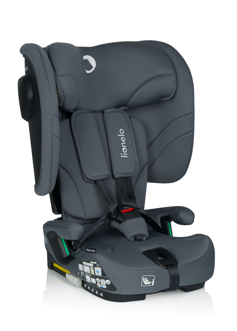 Fotelik samochodowy Nelly i-Size Grey Graphite - Lionelo