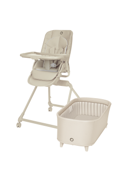 Krzesełko do karmienia 3w1 Lionelo Maddie Set Beige - Krzesełko, leżaczek i łóżeczko