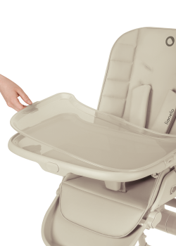 Krzesełko do karmienia 3w1 Lionelo Maddie Set Beige - Krzesełko, leżaczek i łóżeczko
