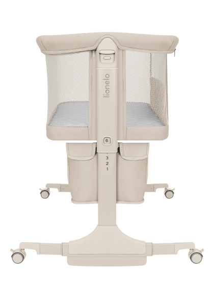 Łóżeczko dostawne 3w1 Lionelo Jodie Beige Cream