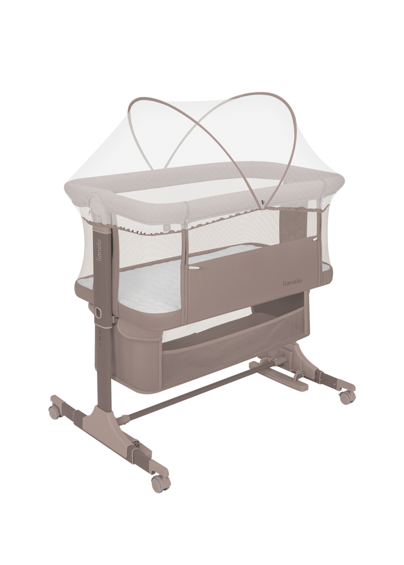 Łóżeczko dostawne 3w1 Lionelo Jodie Beige Taupe