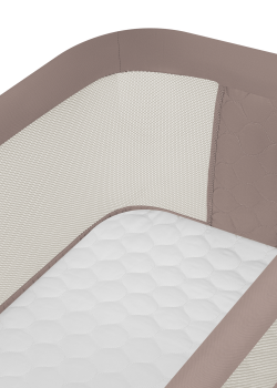 Łóżeczko dostawne 3w1 Lionelo Jodie Beige Taupe