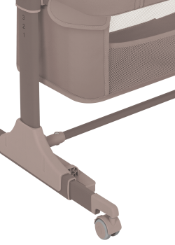 Łóżeczko dostawne 3w1 Lionelo Jodie Beige Taupe