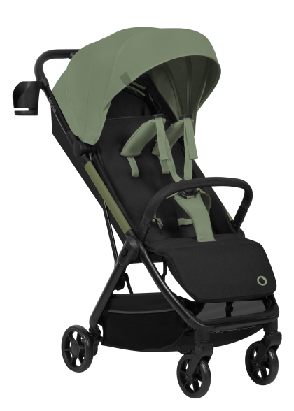 Wózek spacerowy 7,5 kg, auto-fold, od narodzin, kompaktowy - Julie Air Green Sage - Lionelo