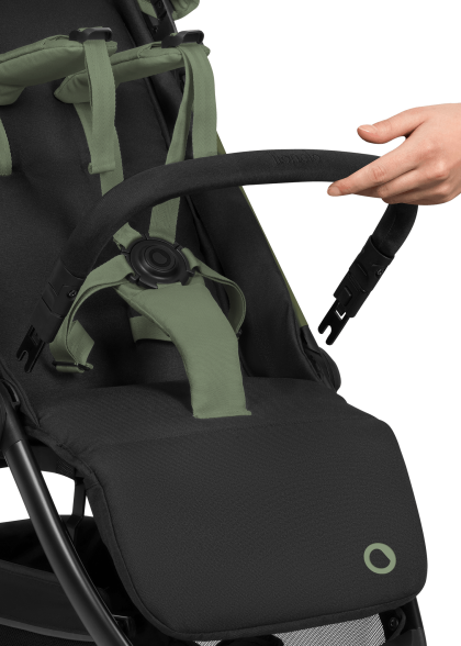 Wózek spacerowy 7,5 kg, auto-fold, od narodzin, kompaktowy - Julie Air Green Sage - Lionelo