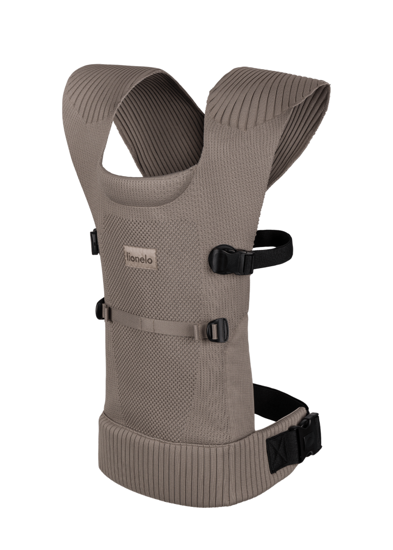 Nosidełko ergonomiczne oddychające Mabel Beige Taupe premium