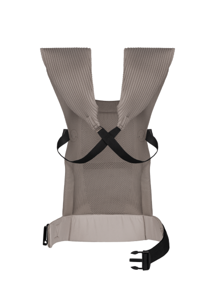Nosidełko ergonomiczne oddychające Mabel Beige Taupe premium