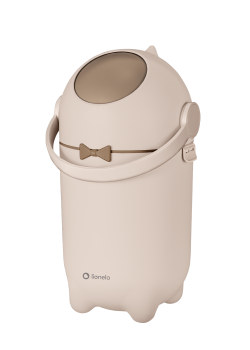 Kosz na pieluchy szczelny 10 l Purebin Beige Sand premium