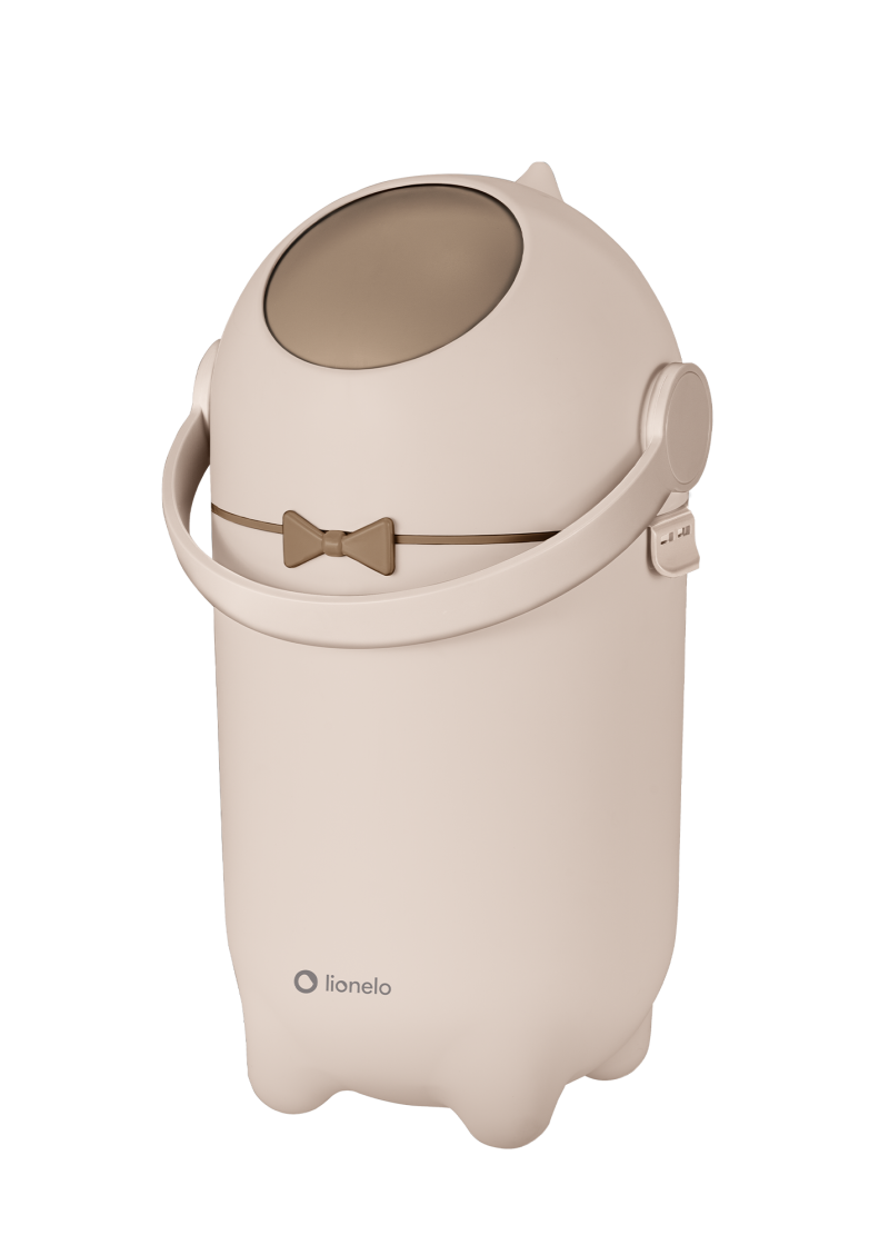 Kosz na pieluchy szczelny 10 l Purebin Beige Sand premium