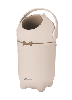 Kosz na pieluchy szczelny 10 l Purebin Beige Sand premium