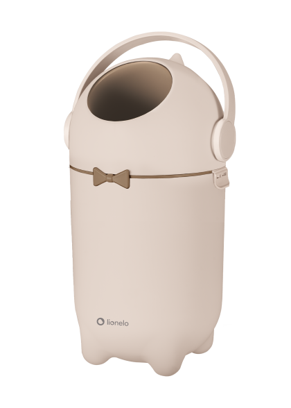 Kosz na pieluchy szczelny 10 l Purebin Beige Sand premium
