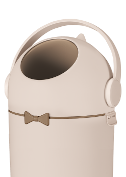 Kosz na pieluchy szczelny 10 l Purebin Beige Sand premium