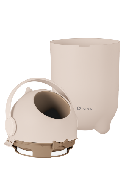 Kosz na pieluchy szczelny 10 l Purebin Beige Sand premium