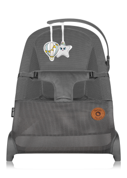Leżaczek bujaczek June Air Grey Graphite - Lionelo