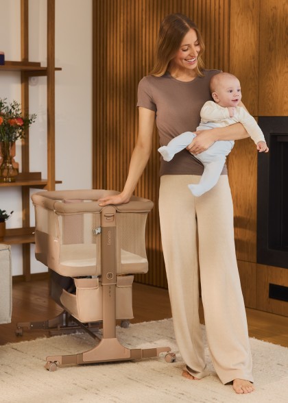 Łóżeczko dostawne 3w1 Lionelo Jodie Beige Cream