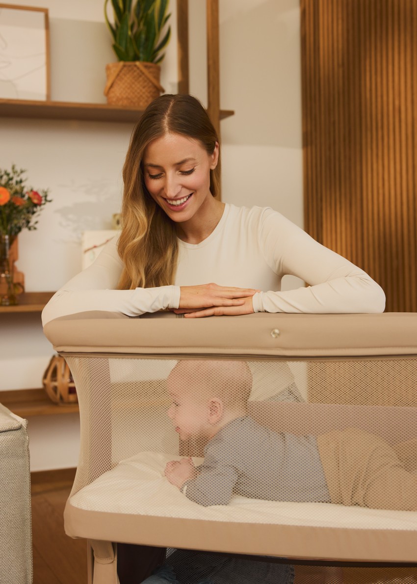 Łóżeczko dostawne 3w1 Lionelo Jodie Beige Cream