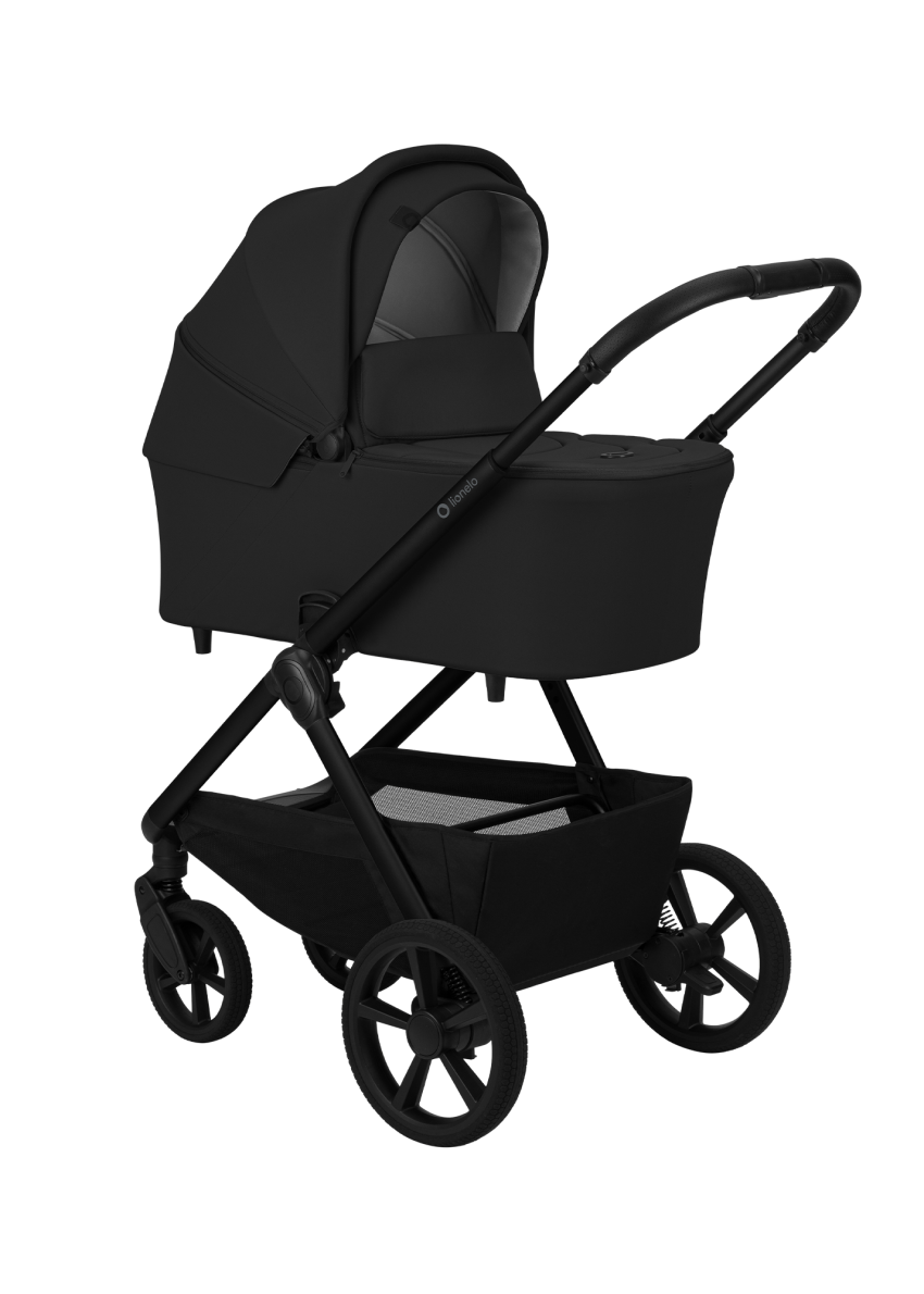 Wózek 3 w 1 i-Size na miasto i do lasu Carmine Black Onyx premium