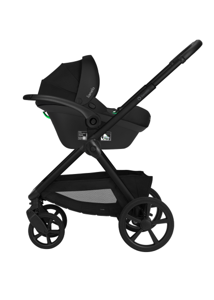 Wózek 3 w 1 i-Size na miasto i do lasu Carmine Black Onyx premium