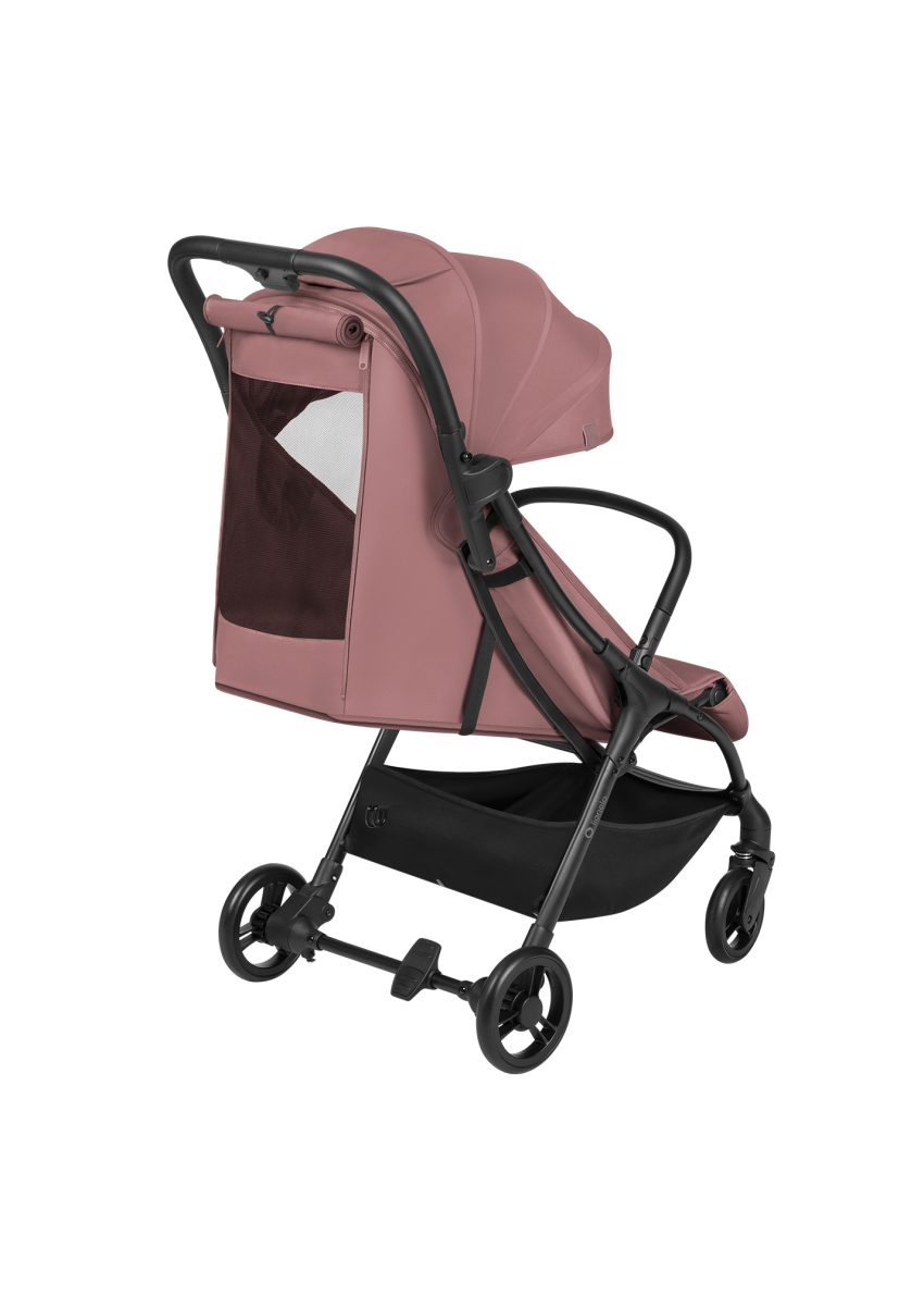 Spacerówka podróżna z wentylacją Agia Pink Mauve premium