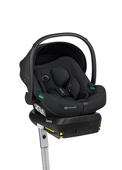 Fotelik z bazą ISOFIX Astrid i-Size Set Black Onyx - Lionelo