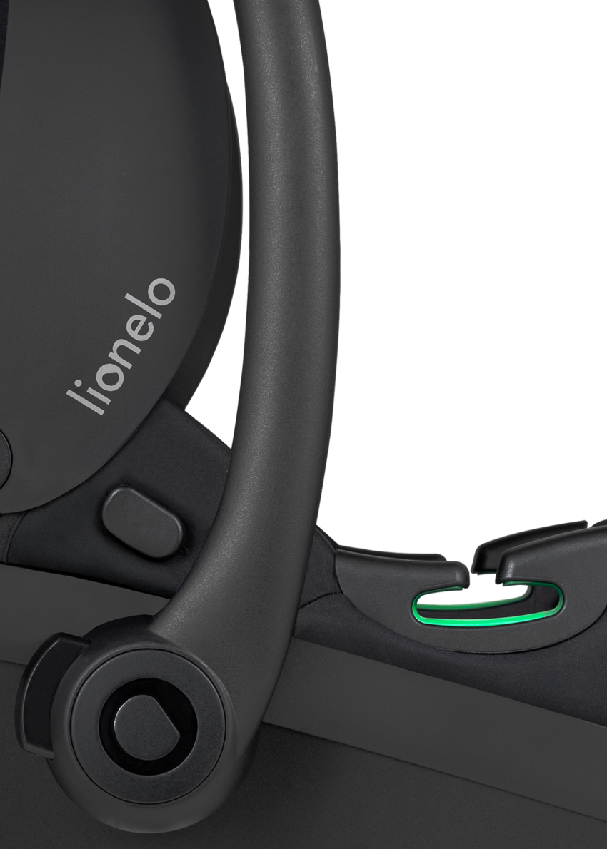 Fotelik z bazą ISOFIX Astrid i-Size Set Black Onyx - Lionelo