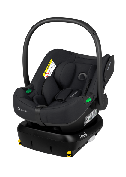 Fotelik z bazą ISOFIX Astrid i-Size Set Black Onyx - Lionelo