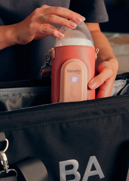 Mobilny podgrzewacz do mleka do 9 h Thermup Go Evo Pink Mist