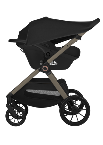 Wózek 3 w 1 z fotelikiem i-Size Layla Beige Taupe premium
