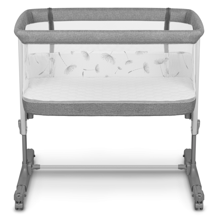 Lionelo Aurora Grey Concrete —  łóżeczko dostawne 3 w 1