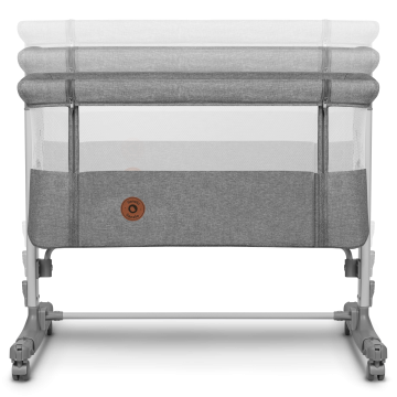 Lionelo Aurora Grey Concrete —  Łóżeczko dostawne 3w1