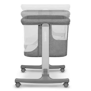 Lionelo Aurora Grey Concrete —  Łóżeczko dostawne 3w1