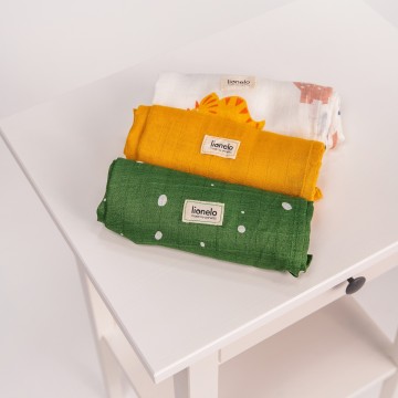 Lionelo Bamboo Set Dino — pieluszki dla dziecka