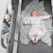 Lionelo Bamboo Swaddle Grey Stone — Otulacz dla dziecka