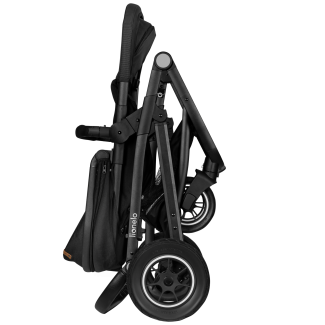 Lionelo Bianka 3w1 Black Onyx —  Wózek wielofunkcyjny z fotelikiem