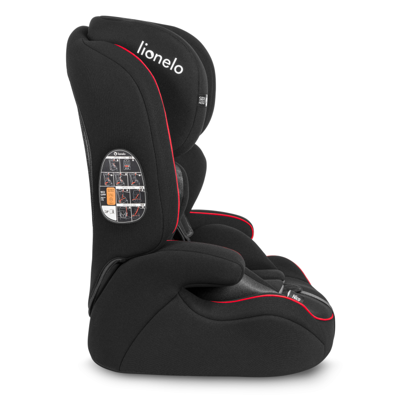 Lionelo Nico Black Red — fotelik samochodowy 9—36 kg