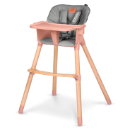 Lionelo Koen Pink Rose — krzesełko do karmienia