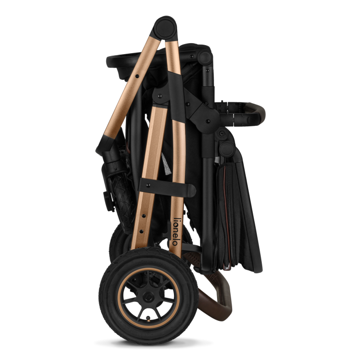 Lionelo Amber 3w1 Black Onyx— Wózek wielofunkcyjny z fotelikiem