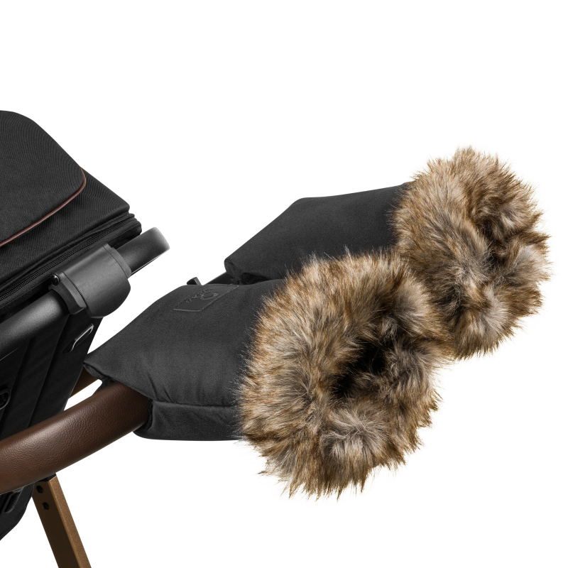 Lionelo Handmuff Black — Rękawiczki do wózka