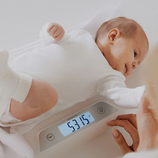 Lionelo Babybalance White — Waga elektroniczna dla niemowląt