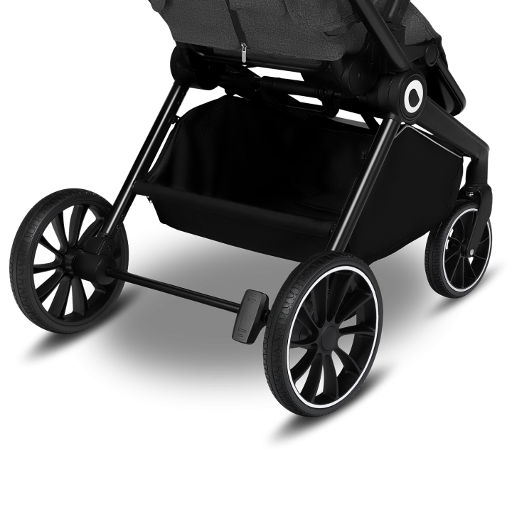 Lionelo Mika 3w1 Grey Graphite — Wózek wielofunkcyjny z fotelikiem