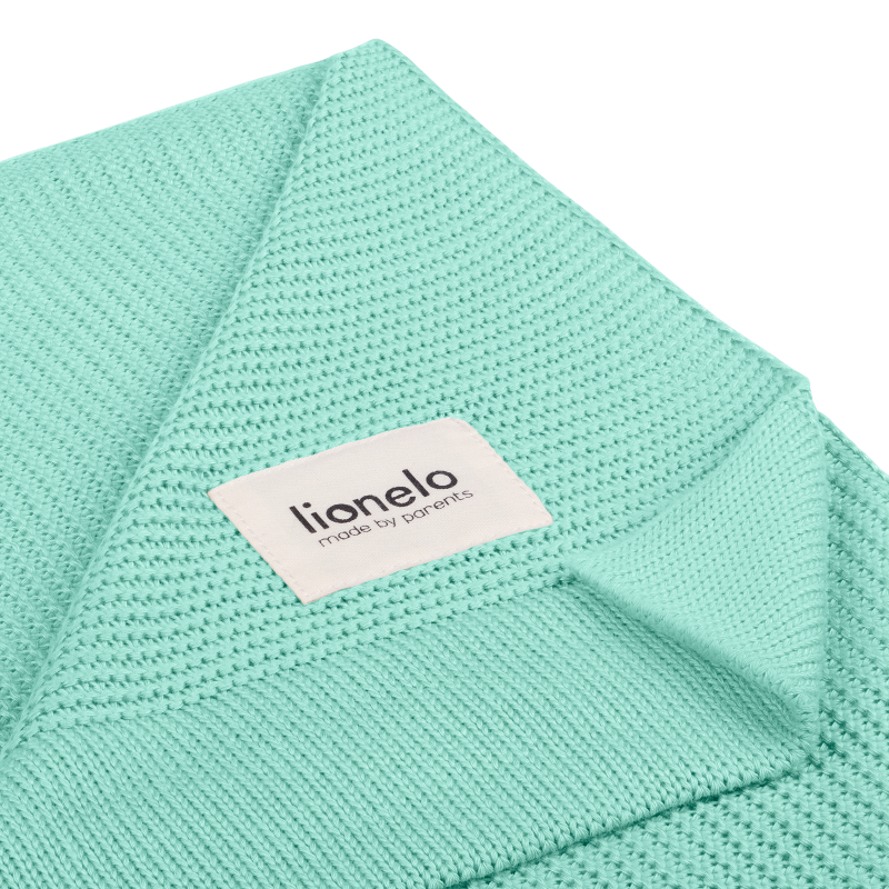 Lionelo Bamboo Blanket Green Mint — Kocyk bambusowy