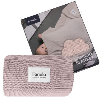 Lionelo Bamboo Blanket Pink — Kocyk bambusowy