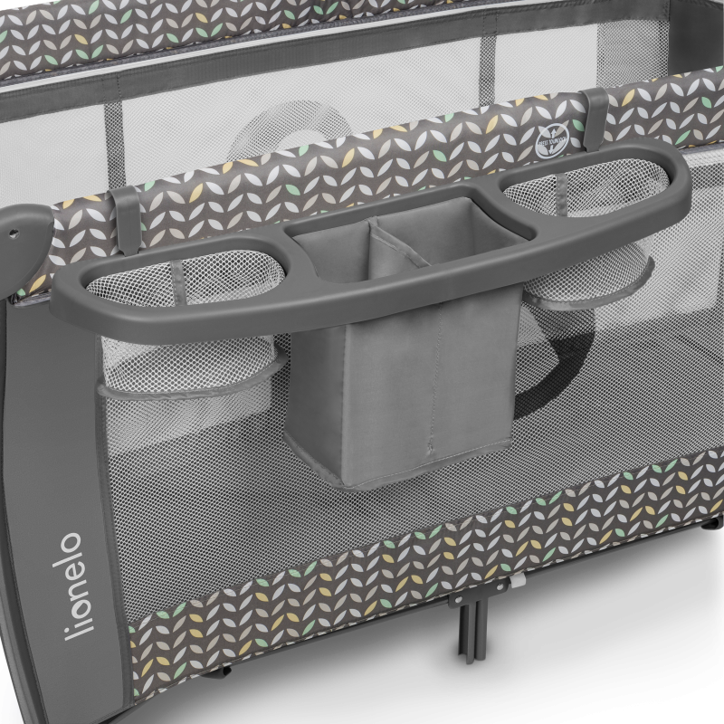 Lionelo Sven Plus Grey Scandi — Łóżeczko turystyczne