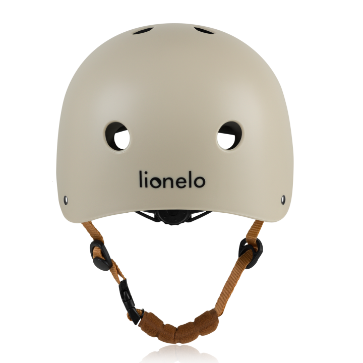 Lionelo Helmet Beige Sand — Kask rowerowy