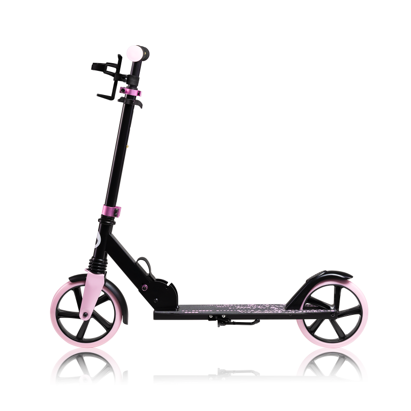 Lionelo Luca Black Carbon Pink — Hulajnoga